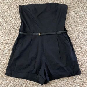 Theory Strapless Romper